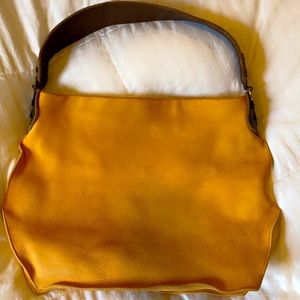 Taylor Malibu mustard leather NWOT shoulder purse
